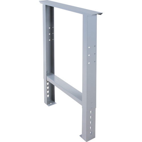 Pattes d'&eacute;tabli pour service industriel, Acier, 24" p x 34" h, Simple Sécurité Médic