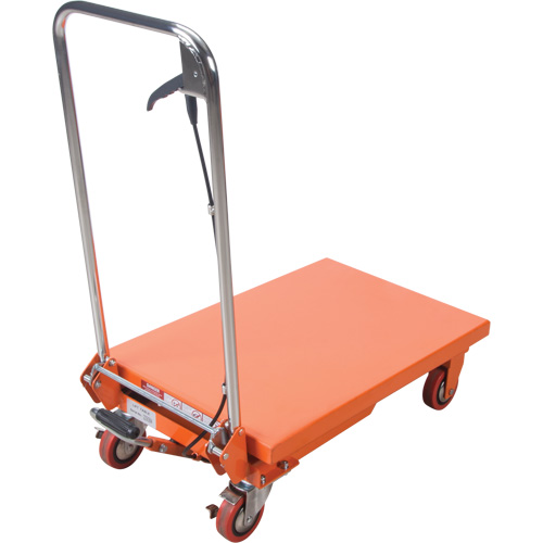 Hydraulic Scissor Lift Table, 27-1/2" L x 17-3/4" W, Steel, 330 lbs. Capacity Sécurité Médic