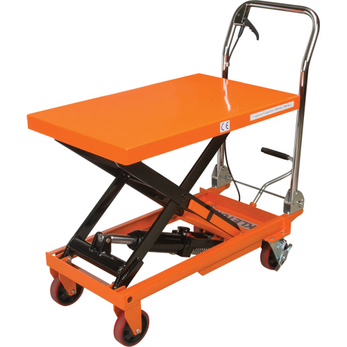 Hydraulic Scissor Lift Table, 32" L x 19-3/4" W, Steel, 660 lbs. Capacity Sécurité Médic