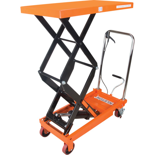 Hydraulic Scissor Lift Table, 35-3/4" L x 19-3/4" W, Steel, 770 lbs. Capacity Sécurité Médic
