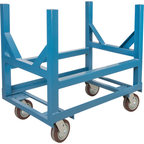 Pipe & Bar Cradle Truck, 36" L x 24" W x 34" H, 2500 lbs. Capacity, Polyurethane Wheels Sécurité Médic