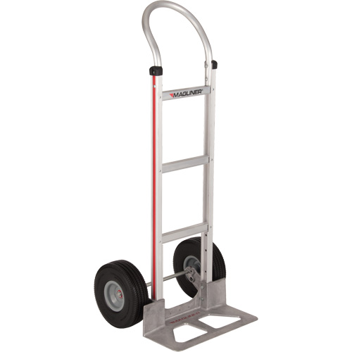 Knocked Down Hand Truck, Continuous Handle, Aluminum, 48" Height, 500 lbs. Capacity Sécurité Médic