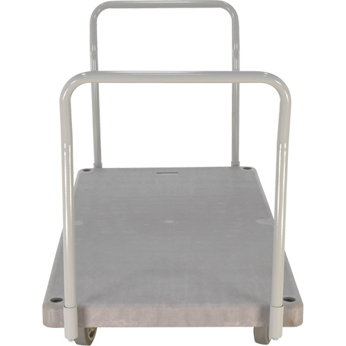Chariot &agrave; plateforme en plastique robuste, 60" lo x 30" la, 3000 lb cap, Roues Polyur&eacute;thane Sécurité Médic