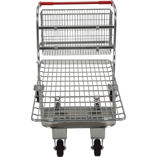 Chariot en treillis emboîtable, Acier, 28-3/4" x 37-1/16" x 59-5/8", Capacit&eacute; 275 lb Sécurité Médic