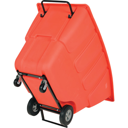 Chariot basculeur, Poly&eacute;thyl&egrave;ne, 0,5 vg³, Capacit&eacute; de charge de 450 lb Sécurité Médic