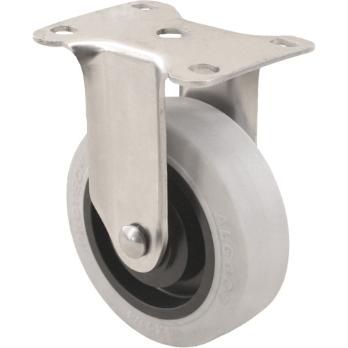 2309 Caster, Rigid, 4" (101.6 mm), Envirothane Grey, 350 lbs. (158.8 kg.) Sécurité Médic