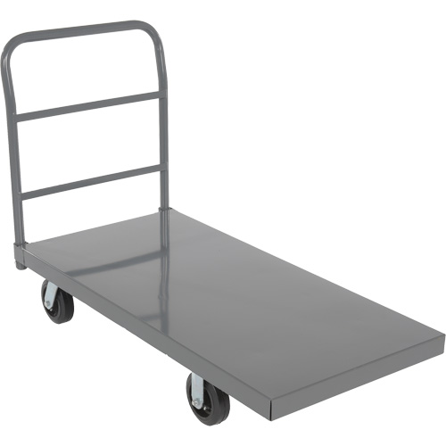 Chariot &agrave; plateforme, 48" lo x 24" la x Capacit&eacute; 2000 lb, Roues en Caoutchouc Sécurité Médic