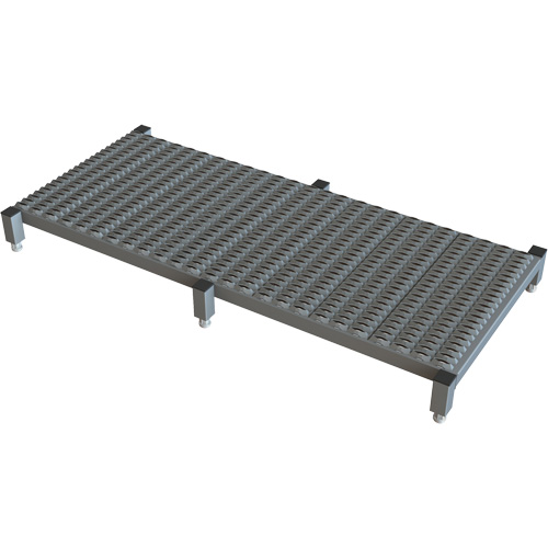 Plateforme de travail en une &eacute;tape &agrave; hauteur r&eacute;glable, 24" la x 59" pr, Capacit&eacute; de 800 lb, Enti&egrave;rement soud&eacute; Sécurité Médic
