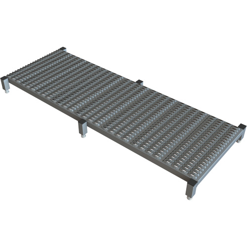 Adjustable Height One-Step Work Platform, 24" W x 71" D, 800 lbs. Capacity, All-Welded Sécurité Médic