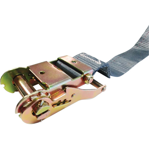 Ratchet Strap, E-Track System, 2" W x 16' L, 1333 lbs. (605 kg) Working Load Limit Sécurité Médic