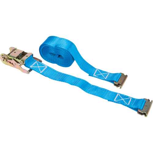 Tendeur d'arrimage &agrave; cliquet, Syst&egrave;me E-Track, 2" , 20' , Charge d'utilisation max. 1333 lb (605 kg) Sécurité Médic