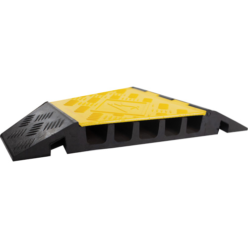 Protecteur de c&acirc;ble tourne-&agrave;-gauche robuste Powerhouse, 5 canaux, 12" lo x 19,75" la x 2,25" h Sécurité Médic