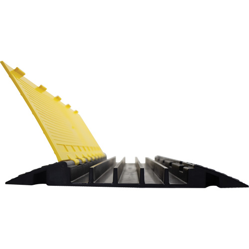 Powerhouse Medium-Duty Straight Cable Protector, 5 Channels, 36" L x 19.63" W x 2.25" H Sécurité Médic