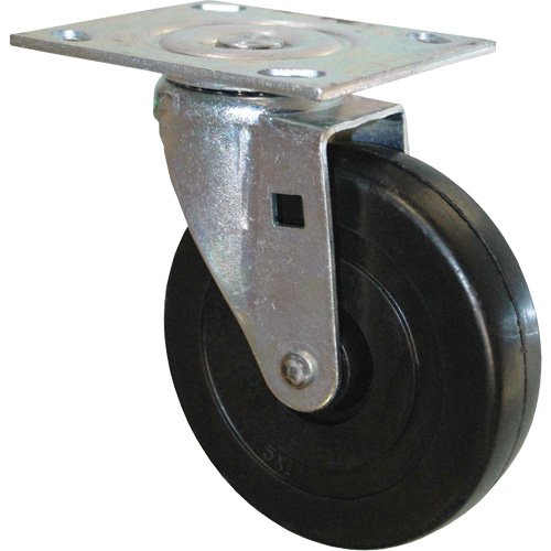 Platform Truck Rubber Swivel Caster Sécurité Médic