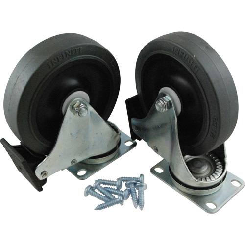 Mega Brute&reg; Mobile Waste Collector Caster Kit Sécurité Médic