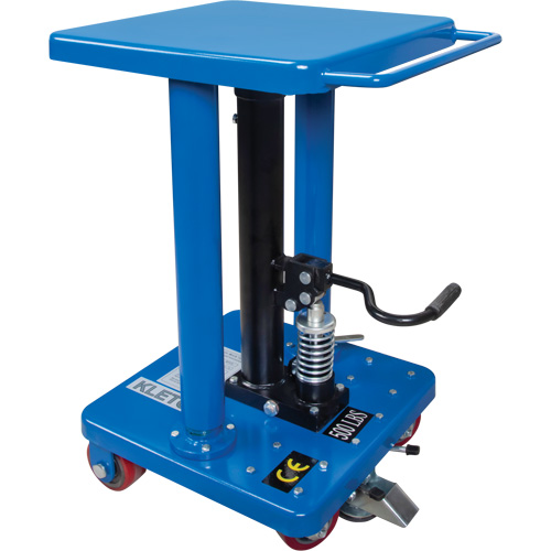 Hydraulic Work Table, 18" L x 18" W, Steel, 500 lbs. Capacity Sécurité Médic