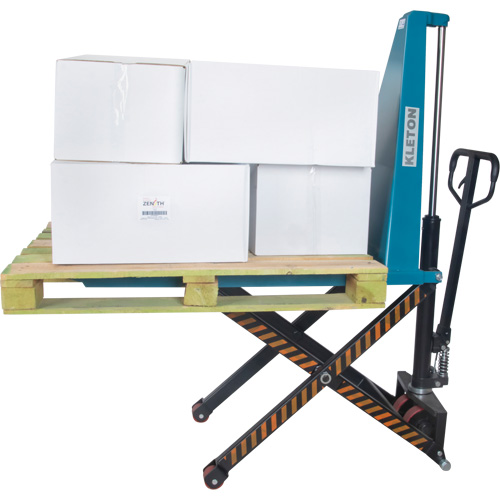 Manual Scissor Skid Lift, 45-1/4" L x 27" W, Steel, 3300 lbs. Capacity Sécurité Médic