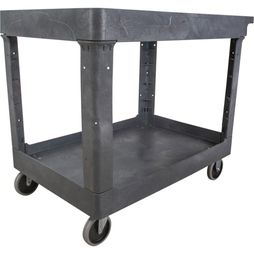 Chariot utilitaire pour l'entretien, 2 tiers, 24-5/8" x 32-1/2" x 40", Capacit&eacute; 550 lb Sécurité Médic