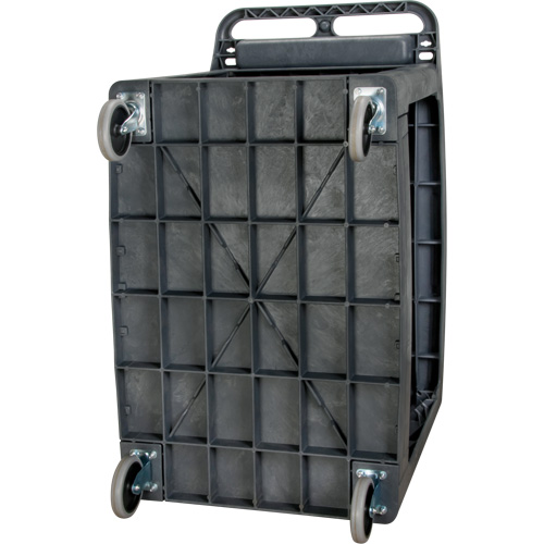 Chariot utilitaire pour l'entretien avec tablette plate, 2 tiers, 25-1/4" x 32-1/4" x 44", Capacit&eacute; 550 lb Sécurité Médic