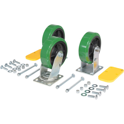 H Series Self-Dumping Hopper Caster Kit Sécurité Médic