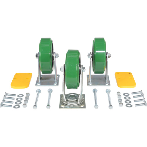 H Series Self-Dumping Hopper Caster Kit Sécurité Médic