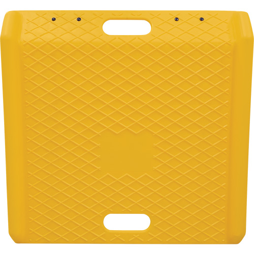 Rampe de trottoir portable en poly pour diable, Capacit&eacute; de 1000 lb, 27" la x 27" lo Sécurité Médic