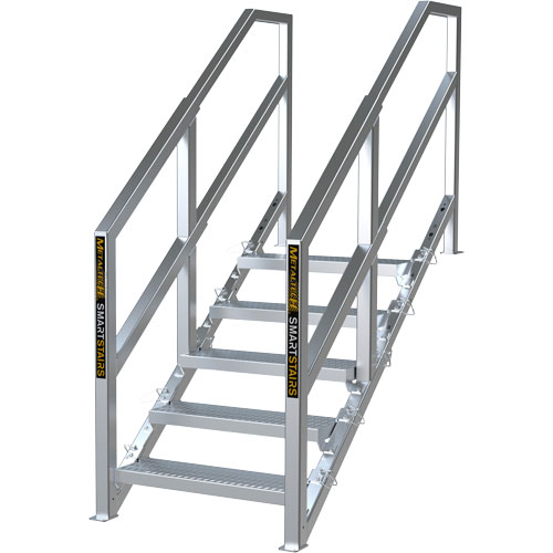 Escalier Smartstairs t&eacute;lescopique &agrave; 3-5 marches en aluminium Sécurité Médic