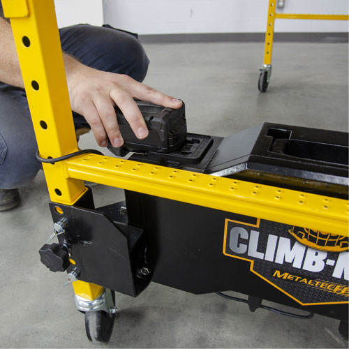 Syst&egrave;me de motorisation pour &eacute;chafaudage Climb-N-Go Sécurité Médic