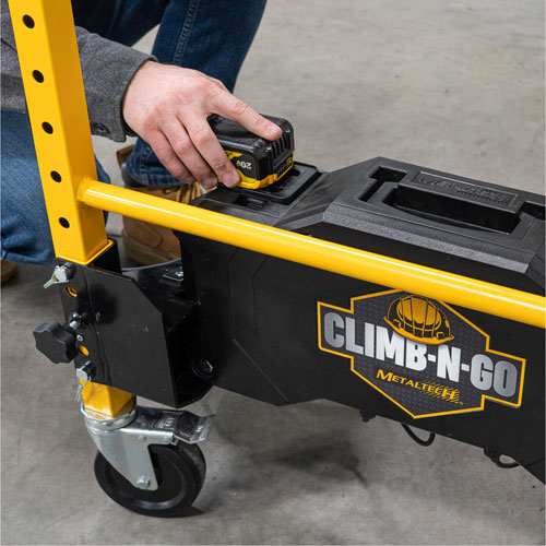 Syst&egrave;me de motorisation pour &eacute;chafaudage Climb-N-Go Sécurité Médic