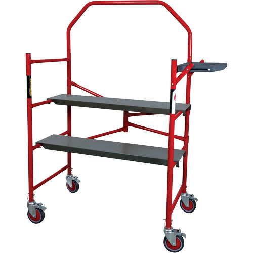 Buildman Portable Scaffold, 40-5/8" D x 4' H Sécurité Médic