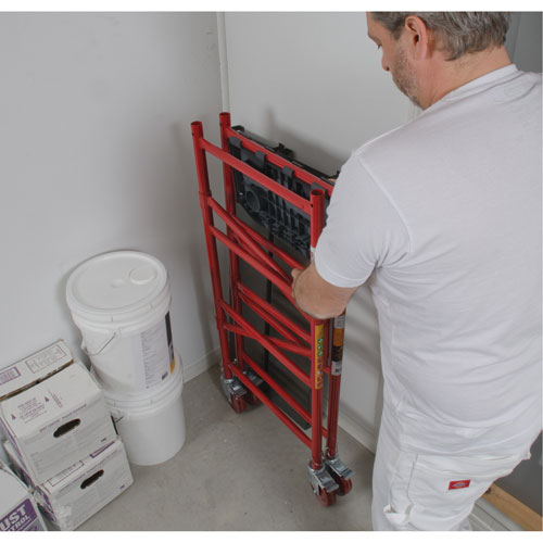 Buildman Portable Scaffold, 40-5/8" D x 4' H Sécurité Médic