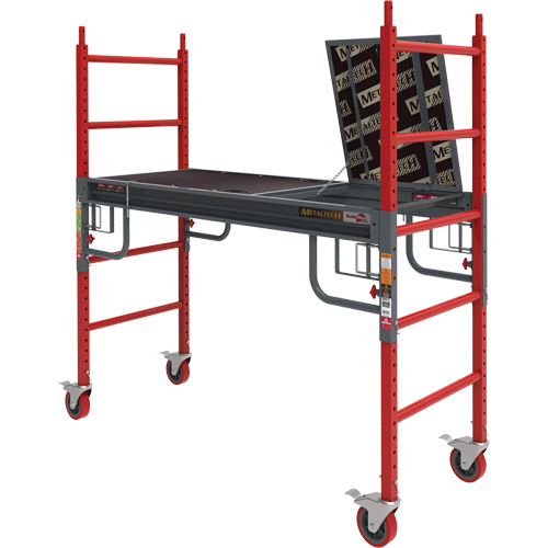 Buildman Baker Drywall Scaffold, 31" D x 6' H Sécurité Médic