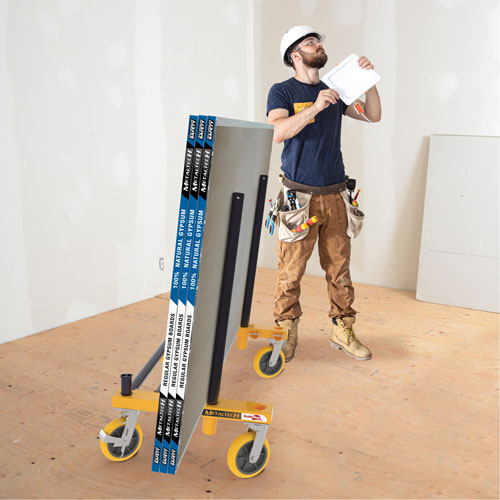 Buildman H-Cart Multi-Use Drywall Cart Sécurité Médic