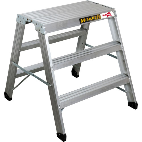 Portable Work-Stand Saw Horse, Aluminum Frame, 12-1/4" D x 36" H Sécurité Médic