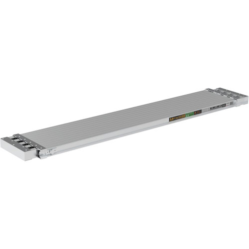 Planche de travail t&eacute;lescopique, 108" la x 12" pr, Capacit&eacute; de 250 lb, D&eacute;mont&eacute; Sécurité Médic
