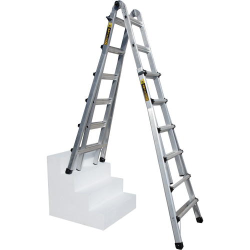 &eacute;chelle t&eacute;lescopique multifonction, Aluminium, 300 lb Sécurité Médic
