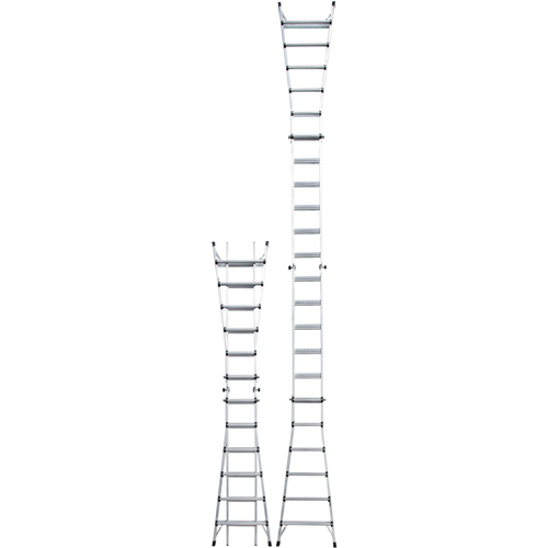 &eacute;chelle t&eacute;lescopique multifonction, Aluminium, 300 lb Sécurité Médic