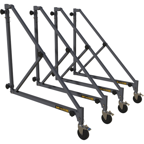Universal Outriggers with Casters Set Sécurité Médic