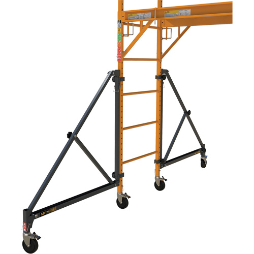 Universal Outriggers with Casters Set Sécurité Médic
