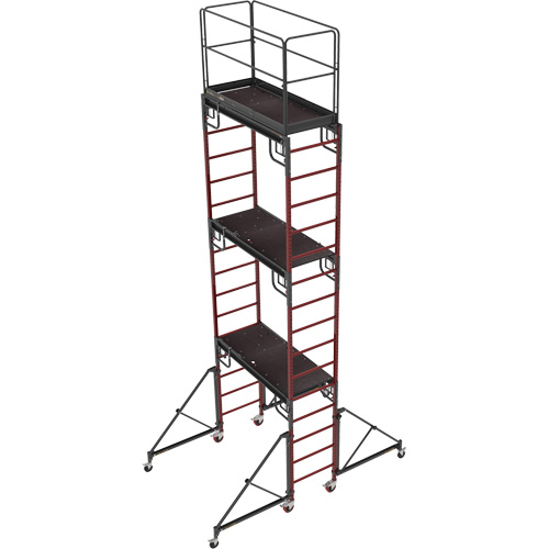 Universal Outriggers with Casters Set Sécurité Médic