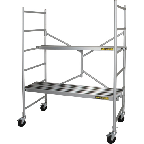 Portable Alu Series Scaffold, Aluminum Frame, 29" D x 72" H Sécurité Médic