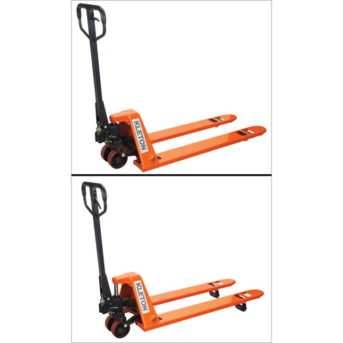 Low Profile Hydraulic Pallet Trucks, 48" L x 20.5" W, 3300 lbs. Cap. Sécurité Médic