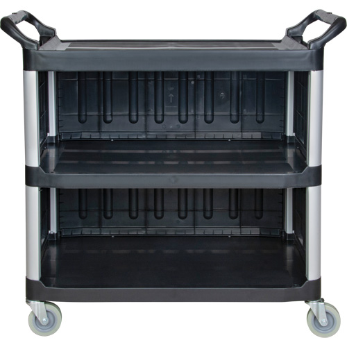 Utility Cart, 3 Tiers, 19-3/4" x 37-1/2" x 40-1/4", 250 lbs. Capacity Sécurité Médic
