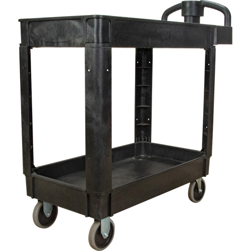 Chariot utilitaire, 2 tiers, 17-1/8" x 33-1/2" x 37-5/8", Capacit&eacute; 550 lb Sécurité Médic