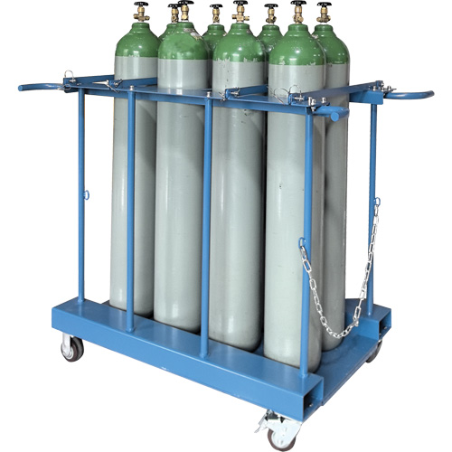 8-Cylinder Forklift Cylinder Storage Caddy Sécurité Médic