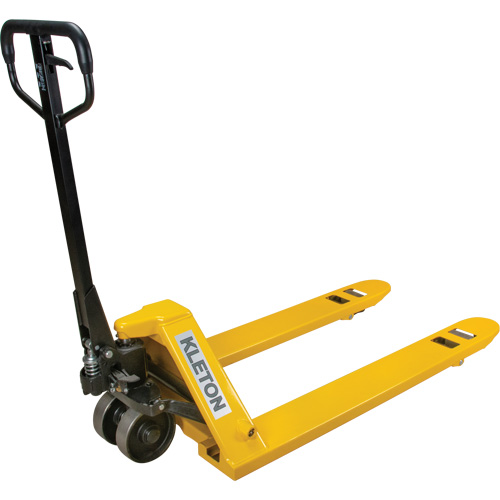 Transpalette &agrave; roues en acier, Acier, 48" lo x 27" la, Capacit&eacute; 5500 lb Sécurité Médic