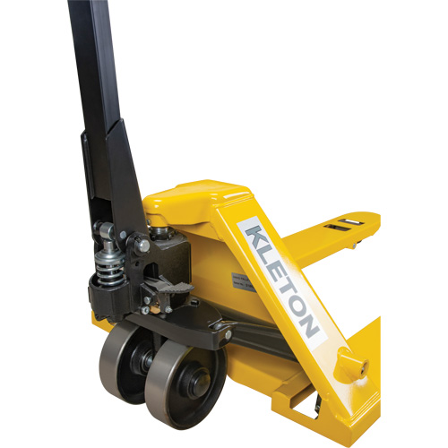 Transpalette &agrave; roues en acier, Acier, 48" lo x 27" la, Capacit&eacute; 5500 lb Sécurité Médic
