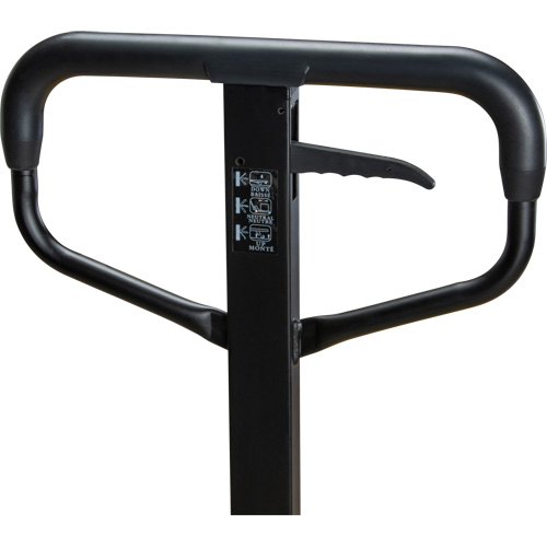 Transpalette &agrave; roues en acier, Acier, 48" lo x 27" la, Capacit&eacute; 5500 lb Sécurité Médic