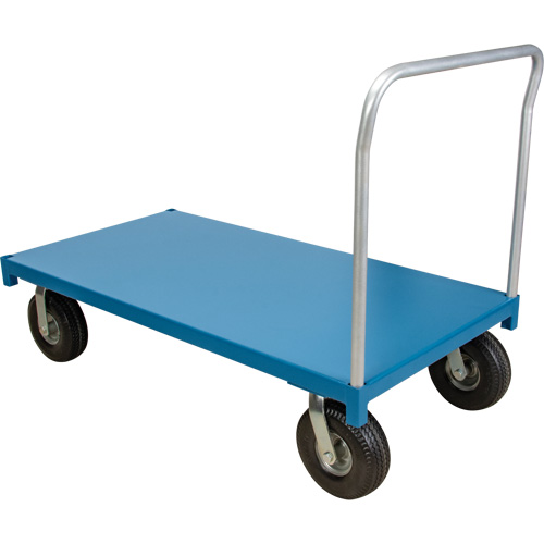 Heavy-Duty Platform Truck, 48" L x 24" W, 1200 lbs. Capacity, Flat Free Casters Sécurité Médic