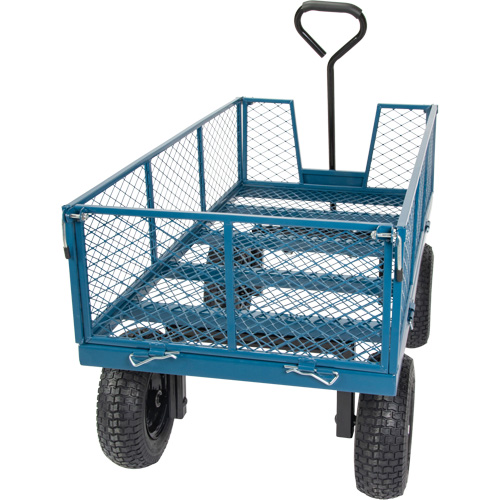 Wagon with Drop Sides, 24" W x 48" L, 800 lbs. Capacity Sécurité Médic